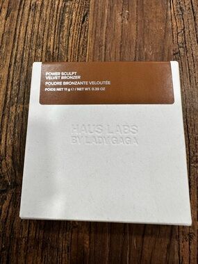 Haus Labs By Lady Gaga Velvet Bronzer - Brown & White Packaging